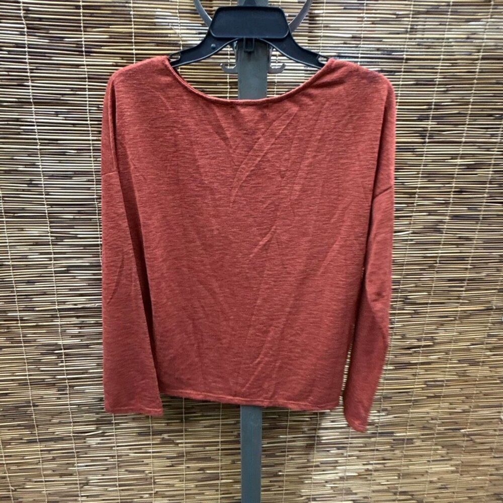 Treasure & Bond Structured Knit Tunic Top in Red Ochre at Nordstrom, Size Medium - Picture 3 of 3